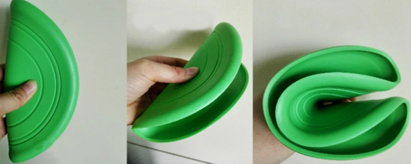 Colorful Silicone Flying Disk Dog Toy Colorful Silicone Flying Disk Dog Toy