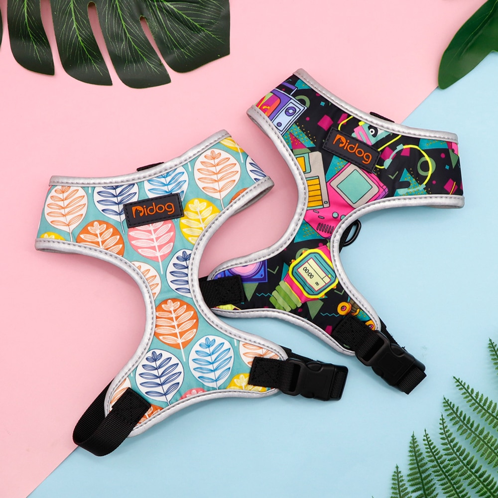 Dog's Colorful Print Harness Dog's Colorful Print Harness